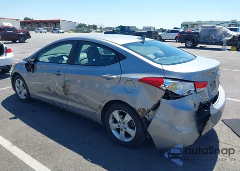 2012 Hyundai Elantra Gls (Ulsan Plant) из США, поврежденный, VIN KMHDH4AE5CU342211